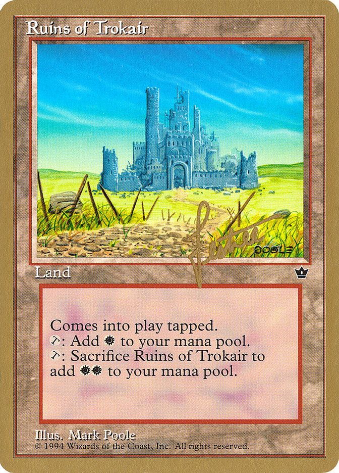 Ruins of Trokair (Bertrand Lestree) [Pro Tour Collector Set] | Gear Gaming Fayetteville