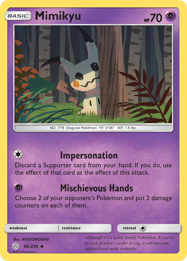 Mimikyu (96/236) [Sun & Moon: Cosmic Eclipse] | Gear Gaming Fayetteville