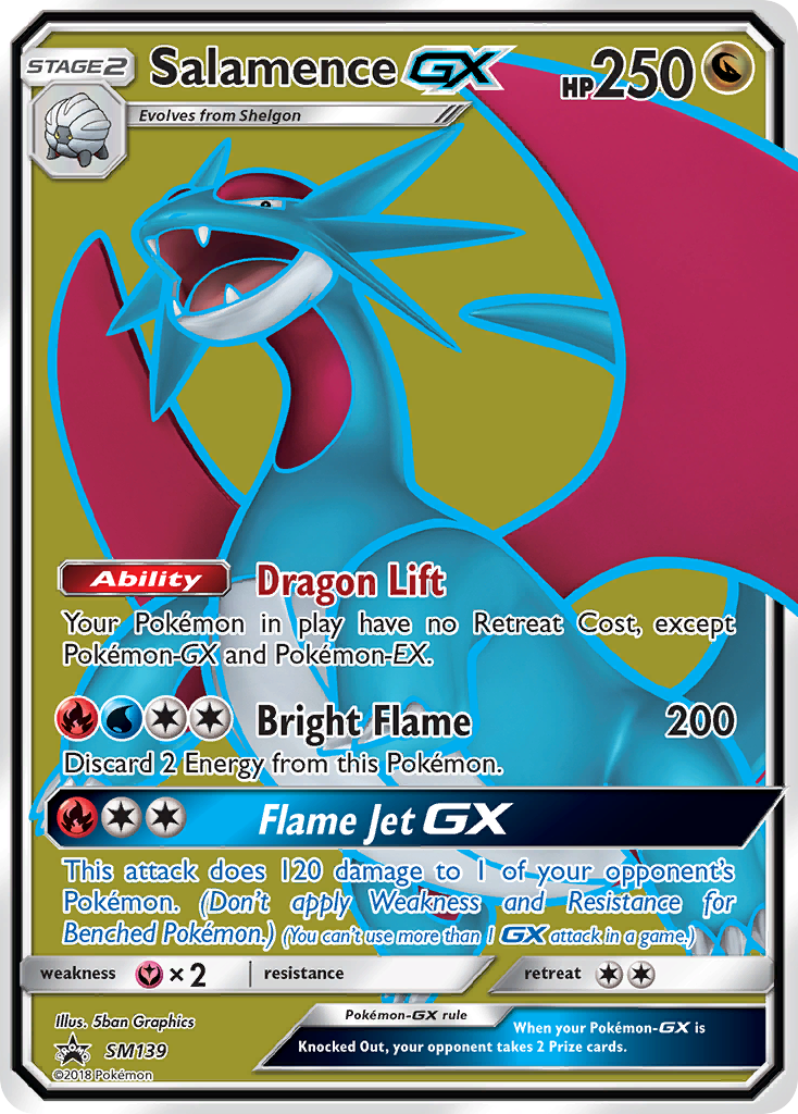 Salamence GX (SM139) [Sun & Moon: Black Star Promos] | Gear Gaming Fayetteville