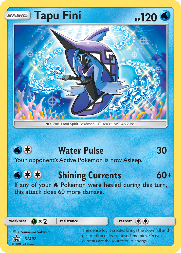 Tapu Fini (SM92) [Sun & Moon: Black Star Promos] | Gear Gaming Fayetteville