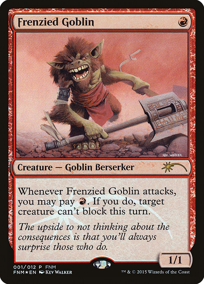 Frenzied Goblin [Friday Night Magic 2015] | Gear Gaming Fayetteville