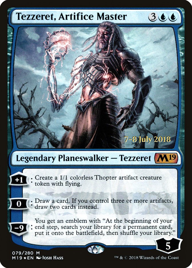 Tezzeret, Artifice Master [Core Set 2019 Prerelease Promos] | Gear Gaming Fayetteville