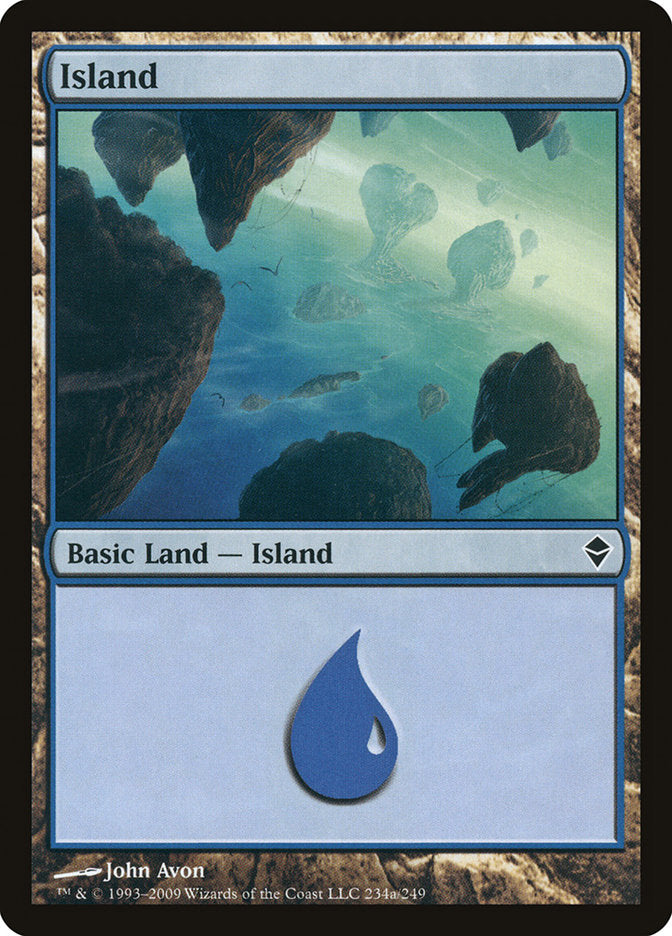 Island (234a) [Zendikar] | Gear Gaming Fayetteville