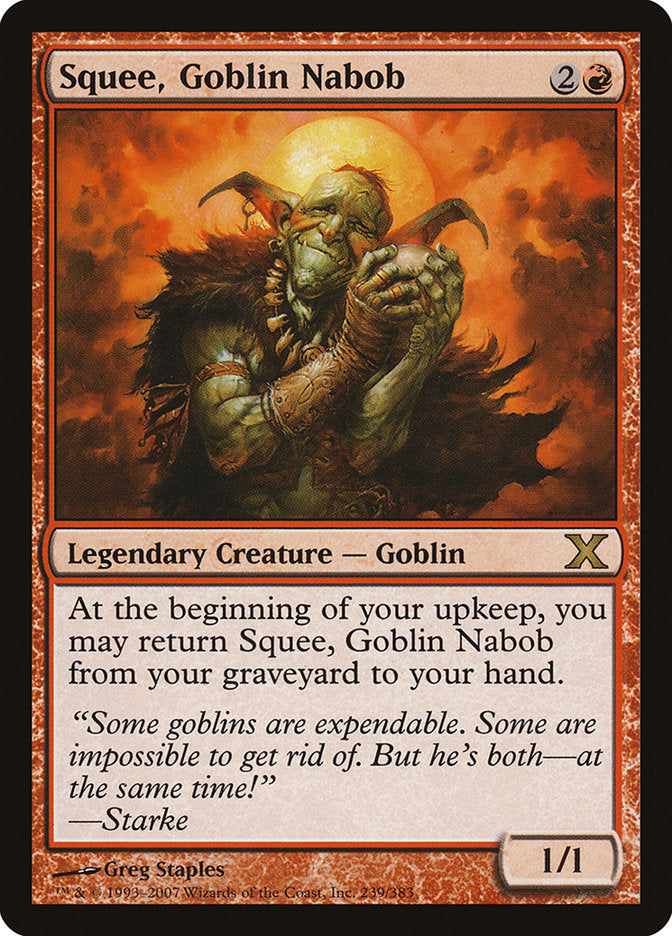 Squee, Goblin Nabob [Tenth Edition] | Gear Gaming Fayetteville