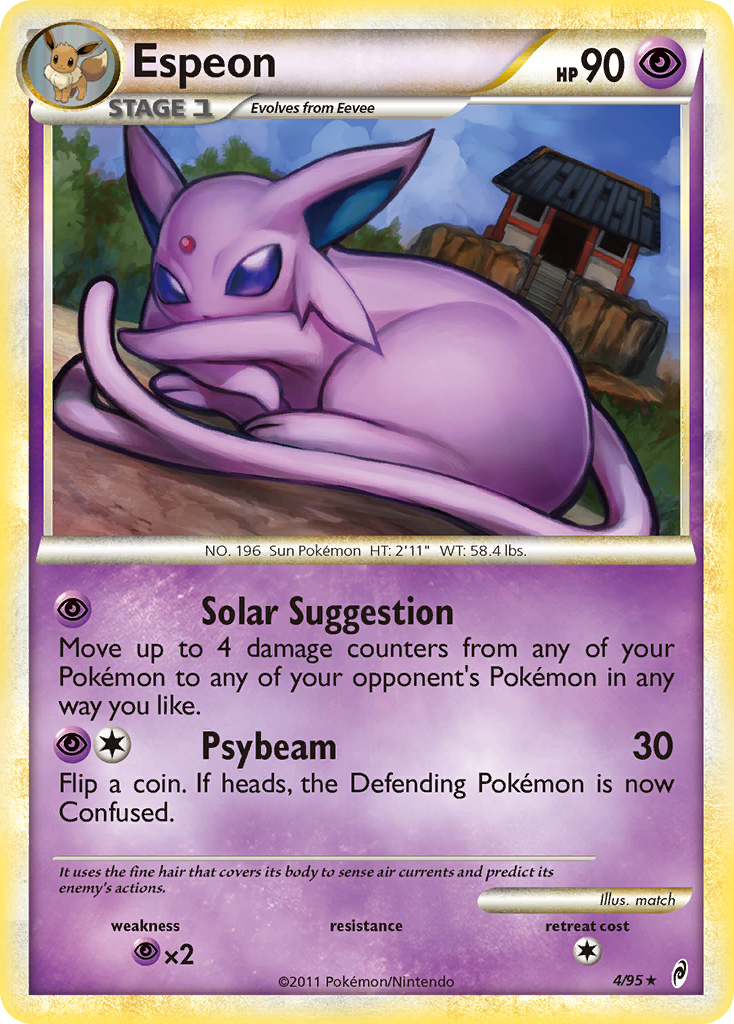 Espeon (4/95) [HeartGold & SoulSilver: Call of Legends] | Gear Gaming Fayetteville