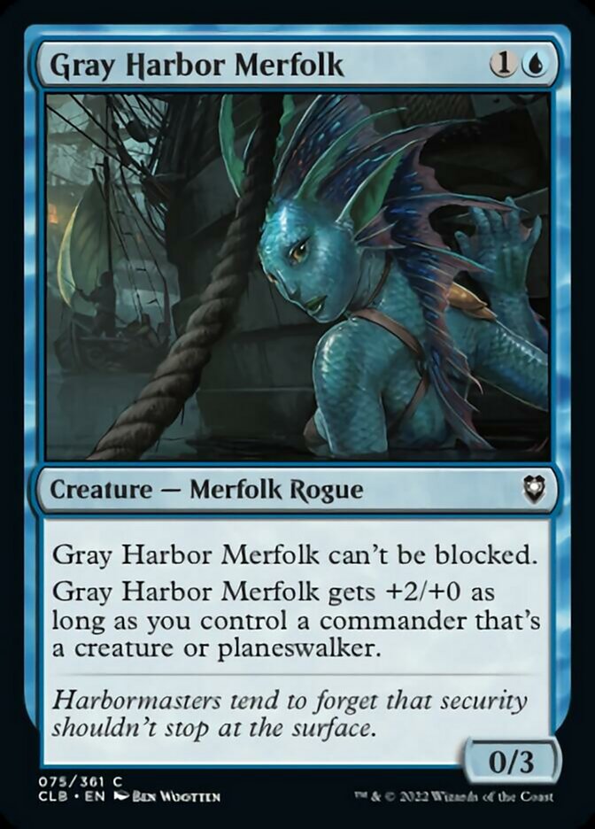 Gray Harbor Merfolk [Commander Legends: Battle for Baldur's Gate] | Gear Gaming Fayetteville