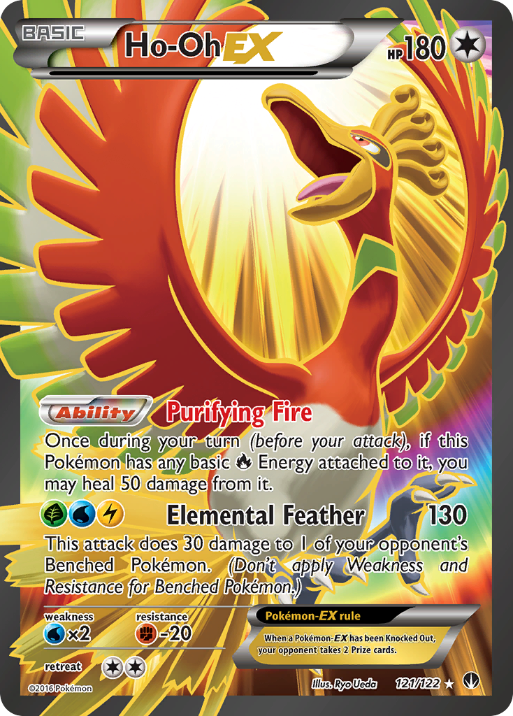 Ho-Oh EX (121/122) [XY: BREAKpoint] | Gear Gaming Fayetteville