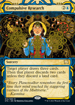 Compulsive Research (Foil Etched) [Strixhaven: School of Mages Mystical Archive] | Gear Gaming Fayetteville