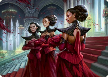 Olivia's Attendants Art Card [Innistrad: Crimson Vow Art Series] | Gear Gaming Fayetteville