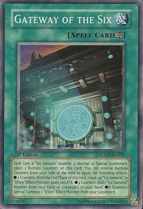 Gateway of the Six [SOVR-EN089] Super Rare | Gear Gaming Fayetteville