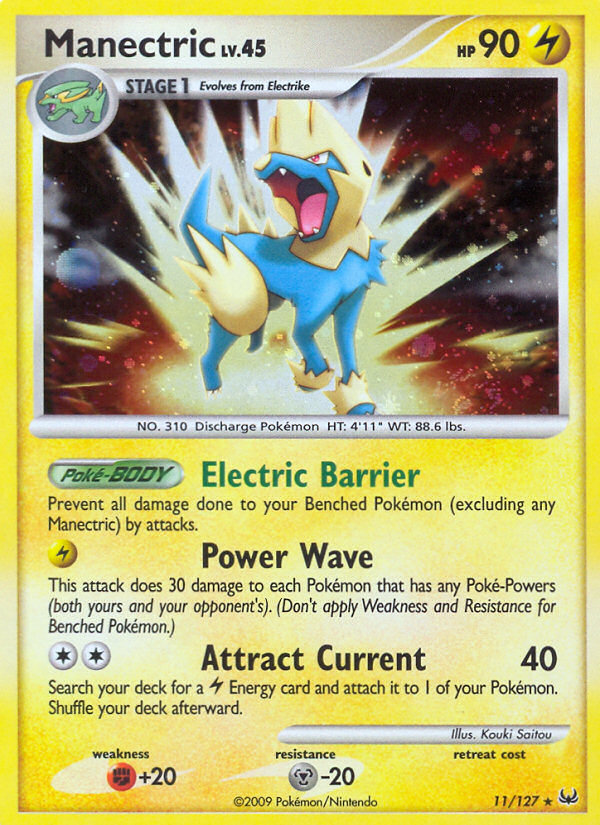 Manectric (11/127) [Platinum: Base Set] | Gear Gaming Fayetteville