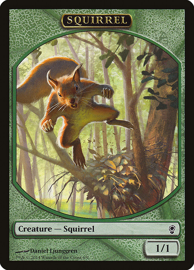 Squirrel Token [Conspiracy Tokens] | Gear Gaming Fayetteville