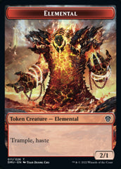 Soldier // Elemental Double-Sided Token [Dominaria United Tokens] | Gear Gaming Fayetteville