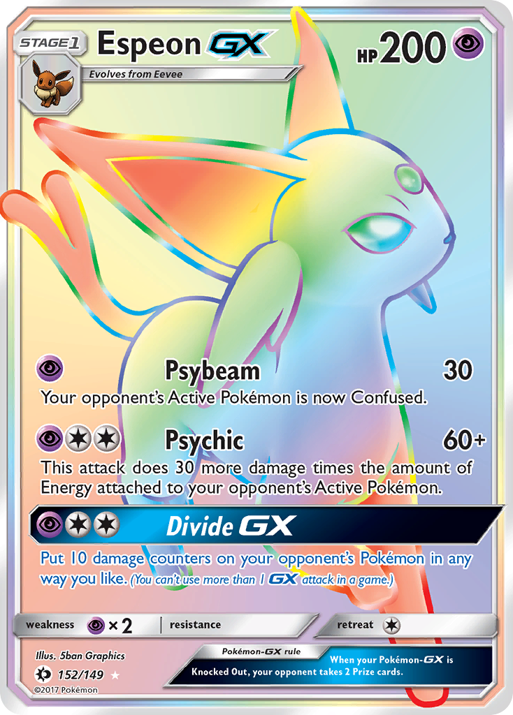 Espeon GX (152/149) [Sun & Moon: Base Set] | Gear Gaming Fayetteville