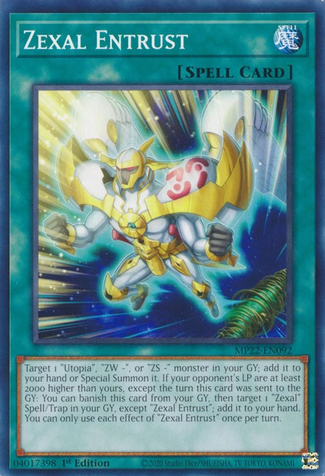 Zexal Entrust [MP22-EN092] Common | Gear Gaming Fayetteville