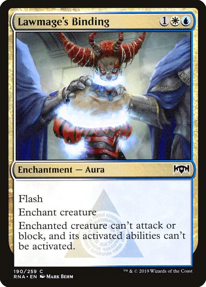 Lawmage's Binding [Ravnica Allegiance] | Gear Gaming Fayetteville