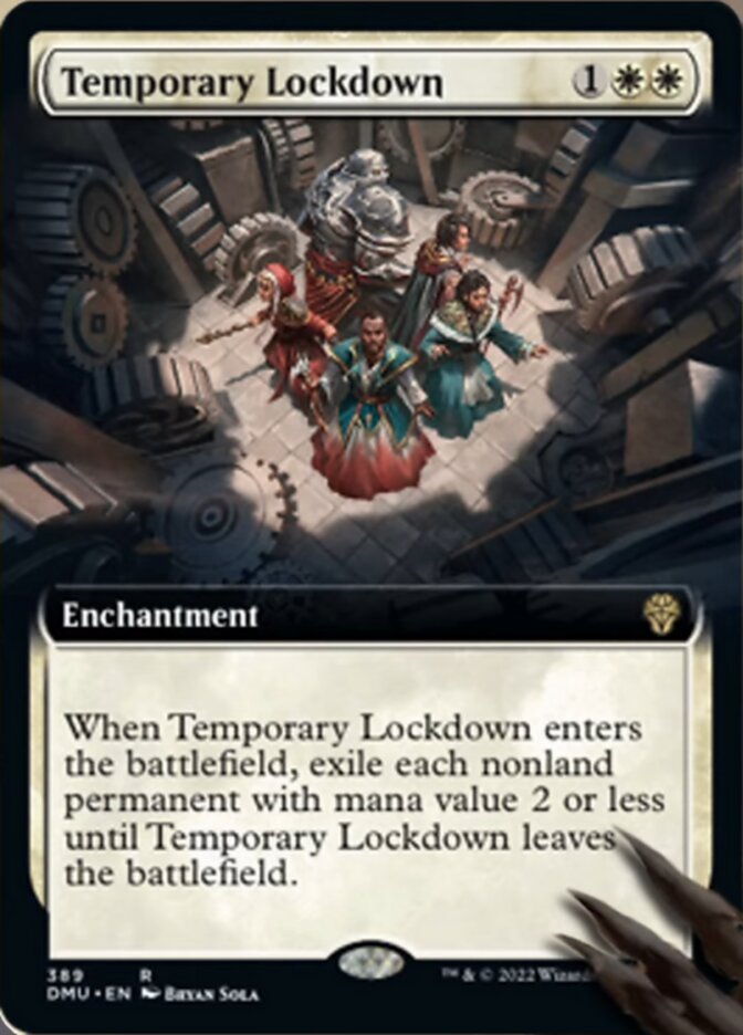 Temporary Lockdown (Extended Art) [Dominaria United] | Gear Gaming Fayetteville