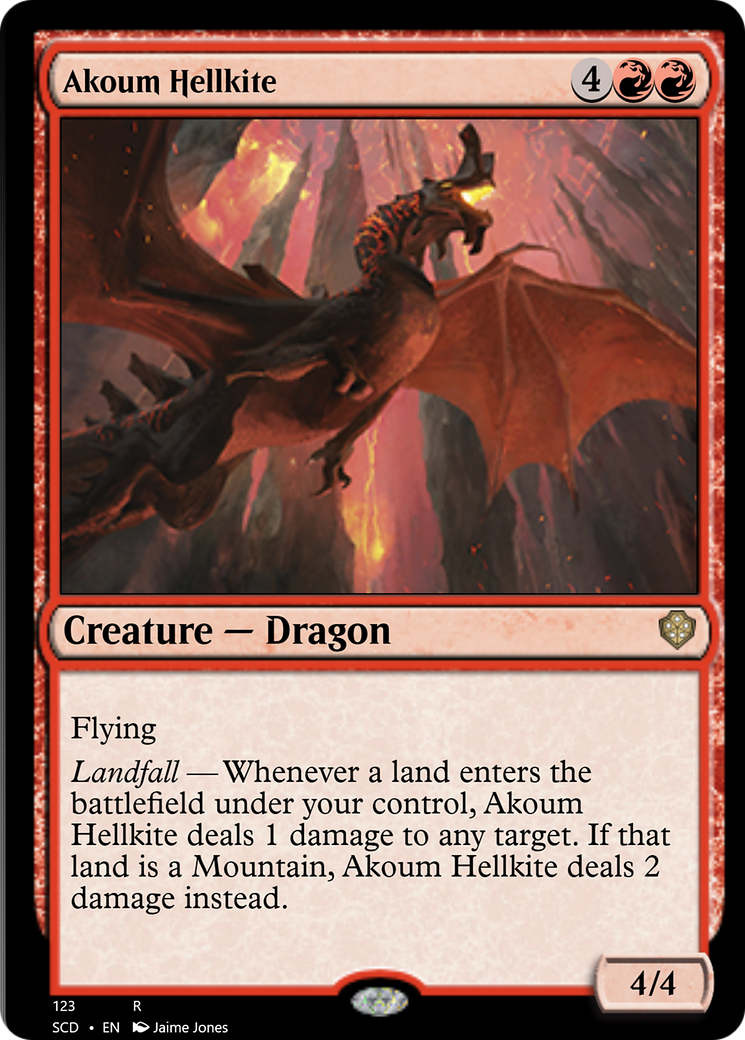 Akoum Hellkite [Starter Commander Decks] | Gear Gaming Fayetteville