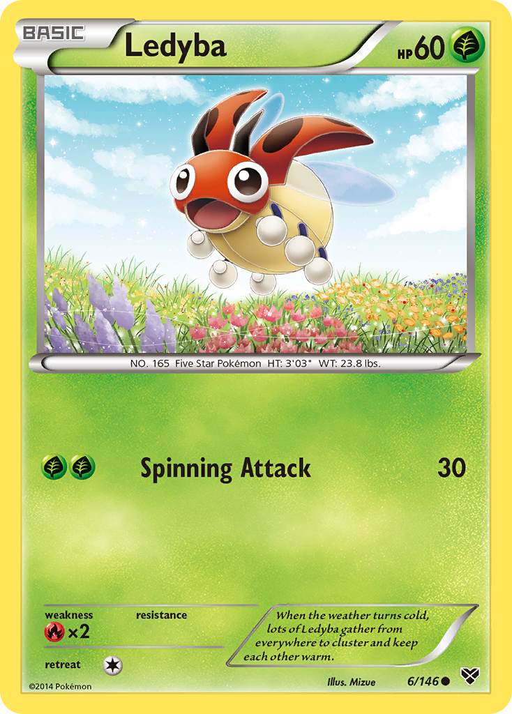 Ledyba (6/146) [XY: Base Set] | Gear Gaming Fayetteville