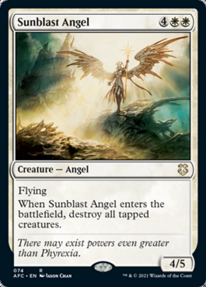 Sunblast Angel [Dungeons & Dragons: Adventures in the Forgotten Realms Commander] | Gear Gaming Fayetteville