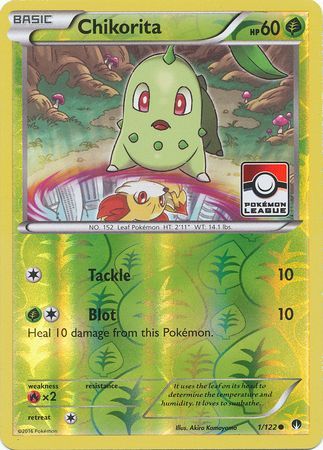 Chikorita (1/122) (League Promo) [XY: BREAKpoint] | Gear Gaming Fayetteville