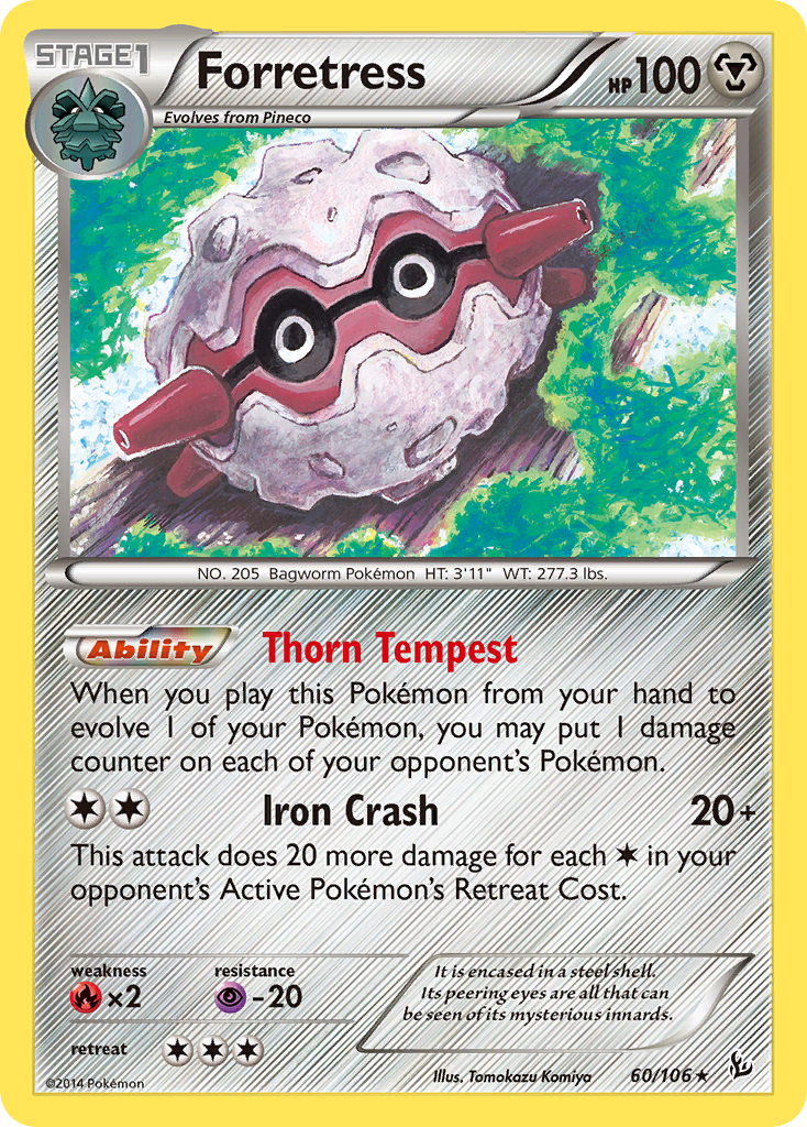 Forretress (60/106) [XY: Flashfire] | Gear Gaming Fayetteville