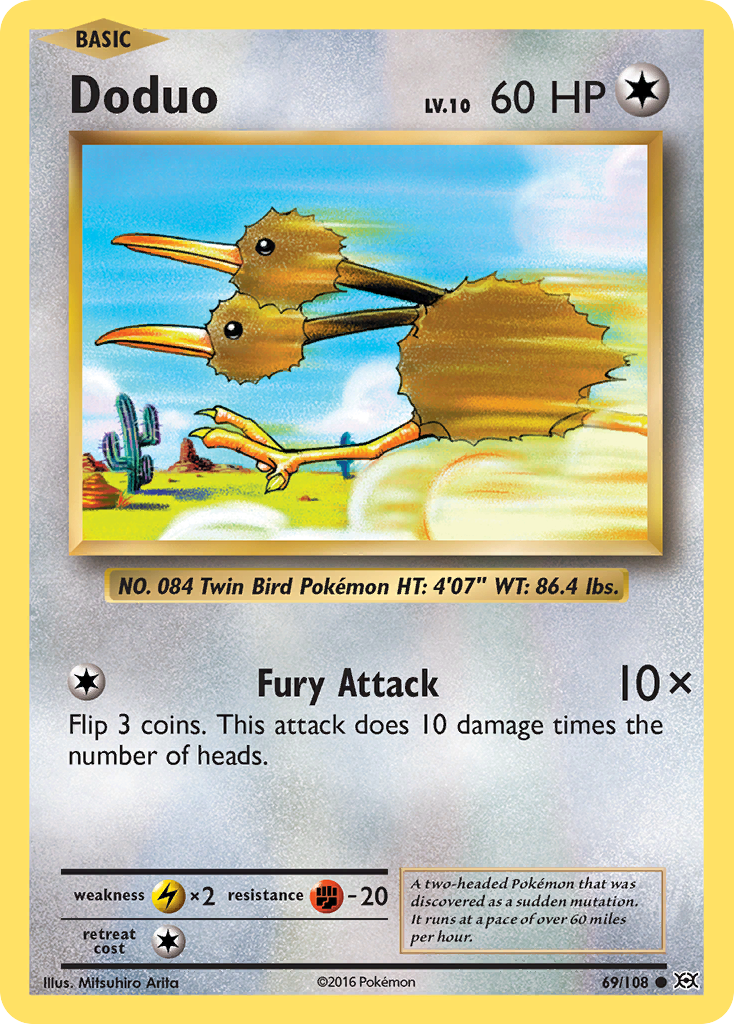 Doduo (69/108) [XY: Evolutions] | Gear Gaming Fayetteville