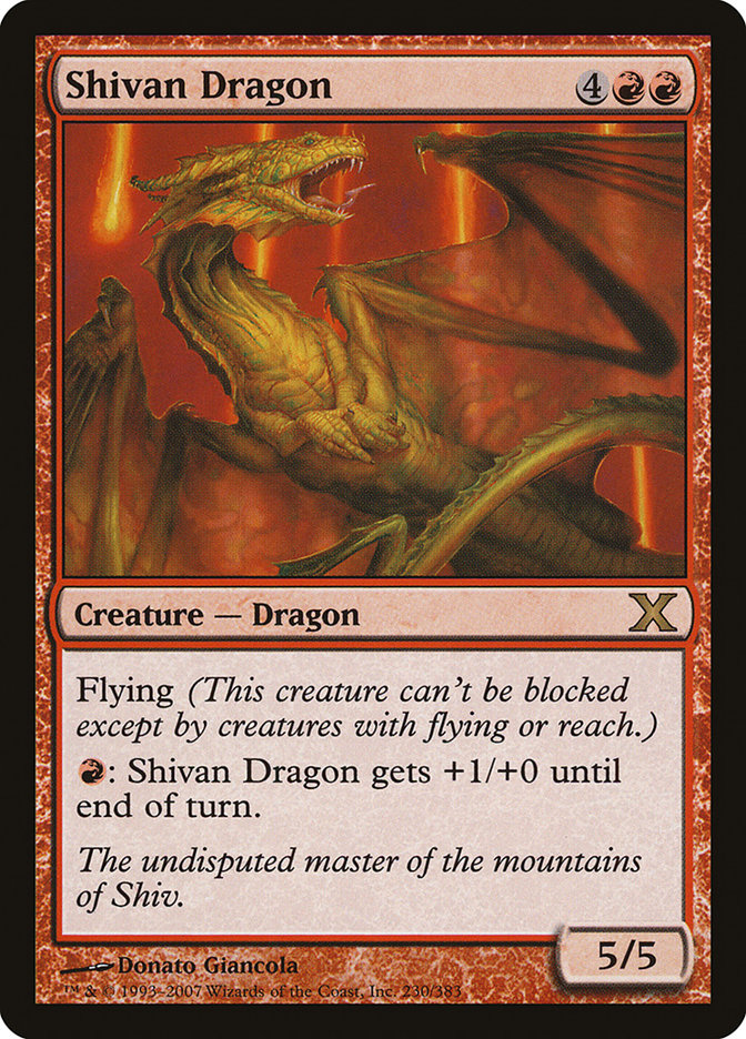 Shivan Dragon [Tenth Edition] | Gear Gaming Fayetteville