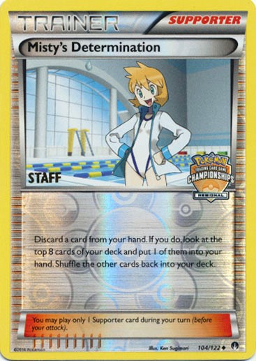 Misty's Determination (104/122) (Regional Championship Promo Staff) [XY: BREAKpoint] | Gear Gaming Fayetteville