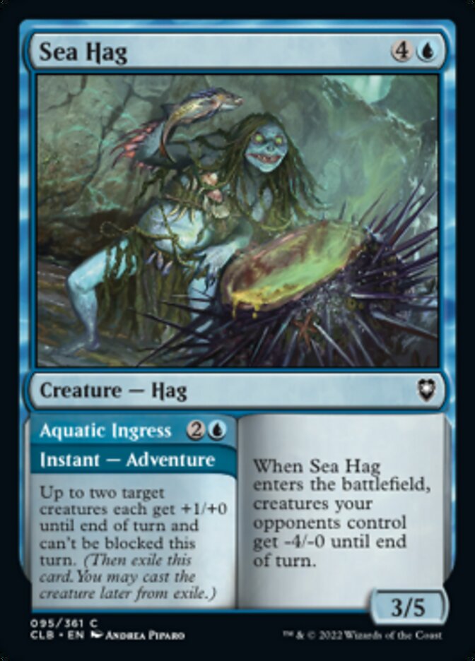 Sea Hag // Aquatic Ingress [Commander Legends: Battle for Baldur's Gate] | Gear Gaming Fayetteville