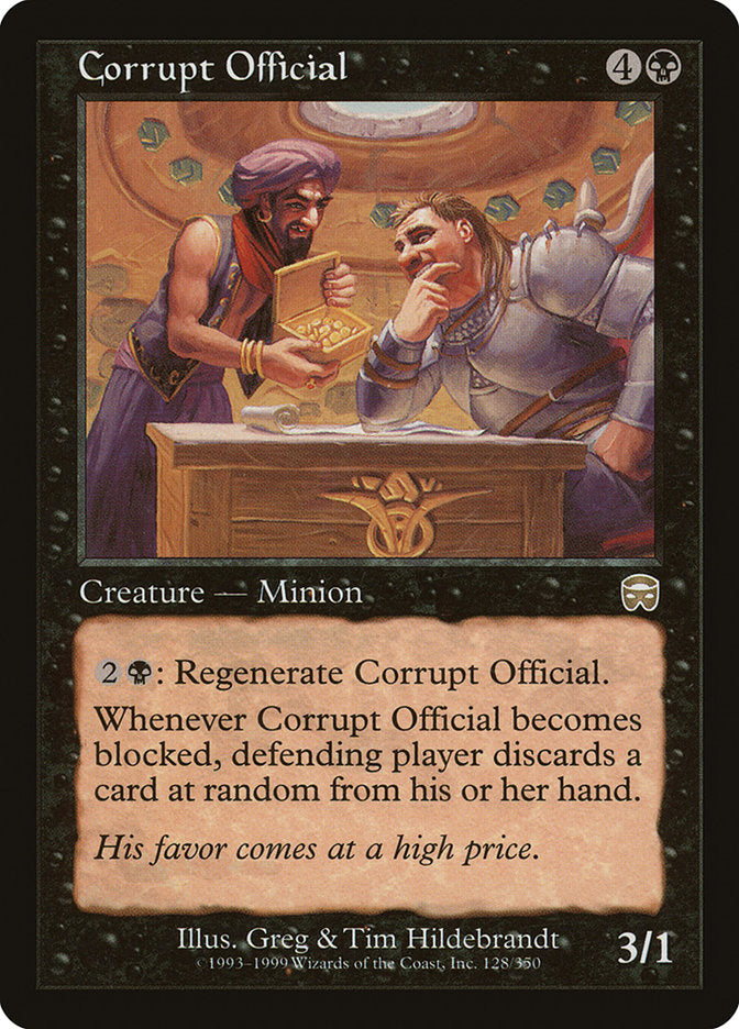 Corrupt Official [Mercadian Masques] | Gear Gaming Fayetteville