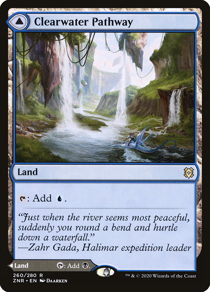 Clearwater Pathway // Murkwater Pathway [Zendikar Rising] | Gear Gaming Fayetteville