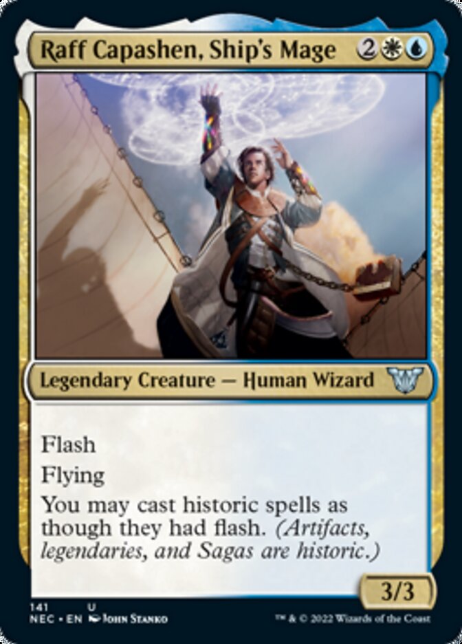 Raff Capashen, Ship's Mage [Kamigawa: Neon Dynasty Commander] | Gear Gaming Fayetteville