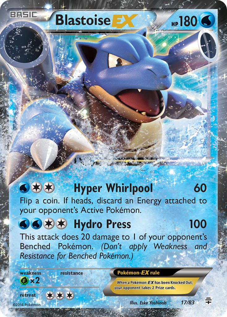 Blastoise EX (17/83) [XY: Generations] | Gear Gaming Fayetteville