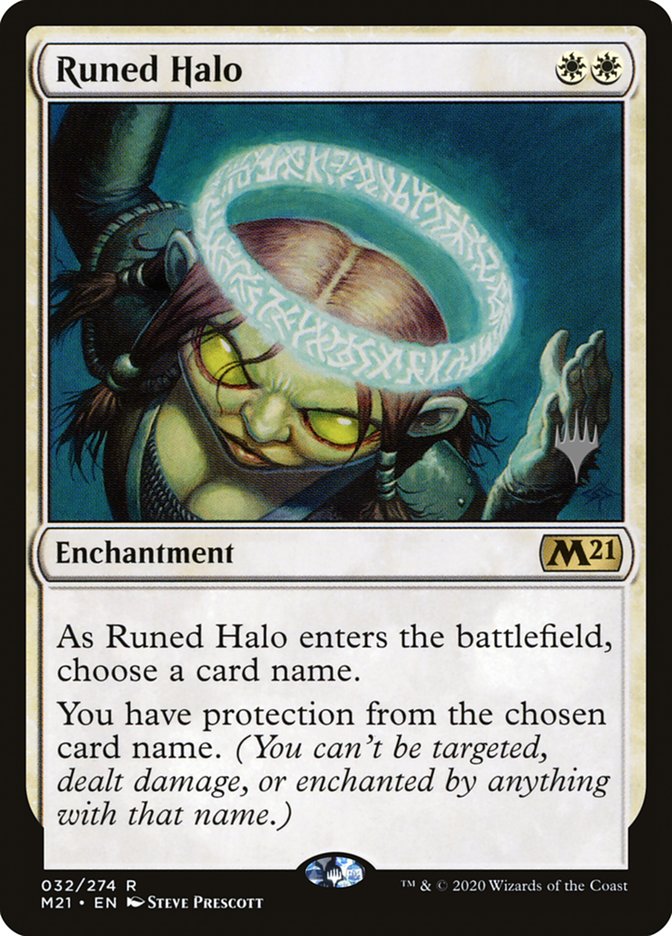 Runed Halo (Promo Pack) [Core Set 2021 Promos] | Gear Gaming Fayetteville