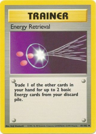 Energy Retrieval (81/102) [Base Set Unlimited] | Gear Gaming Fayetteville