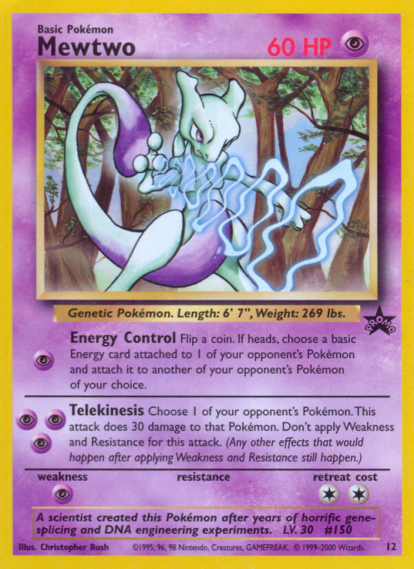 Mewtwo (12) [Wizards of the Coast: Black Star Promos] | Gear Gaming Fayetteville