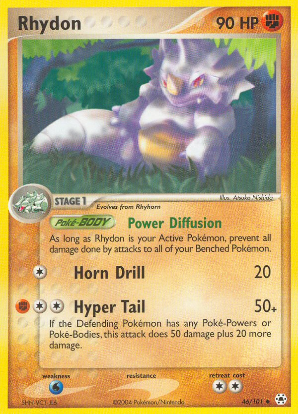 Rhydon (46/101) [EX: Hidden Legends] | Gear Gaming Fayetteville