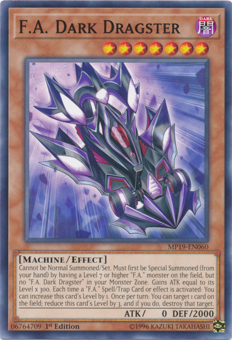 F.A. Dark Dragster [MP19-EN060] Common | Gear Gaming Fayetteville
