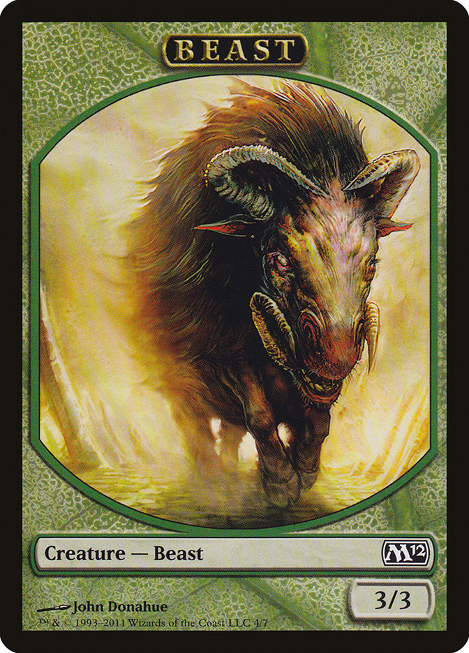 Beast Token [Magic 2012 Tokens] | Gear Gaming Fayetteville