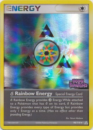 Rainbow Energy (98/110) (Delta Species) (Stamped) [EX: Holon Phantoms] | Gear Gaming Fayetteville