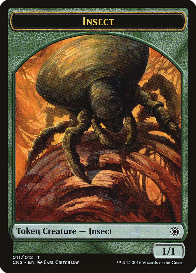 Insect Token [Conspiracy: Take the Crown Tokens] | Gear Gaming Fayetteville