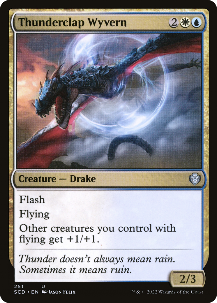 Thunderclap Wyvern [Starter Commander Decks] | Gear Gaming Fayetteville