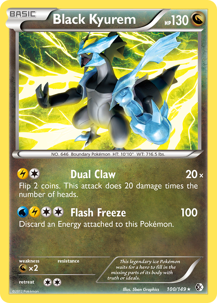 Black Kyurem (100/149) [Black & White: Boundaries Crossed] | Gear Gaming Fayetteville