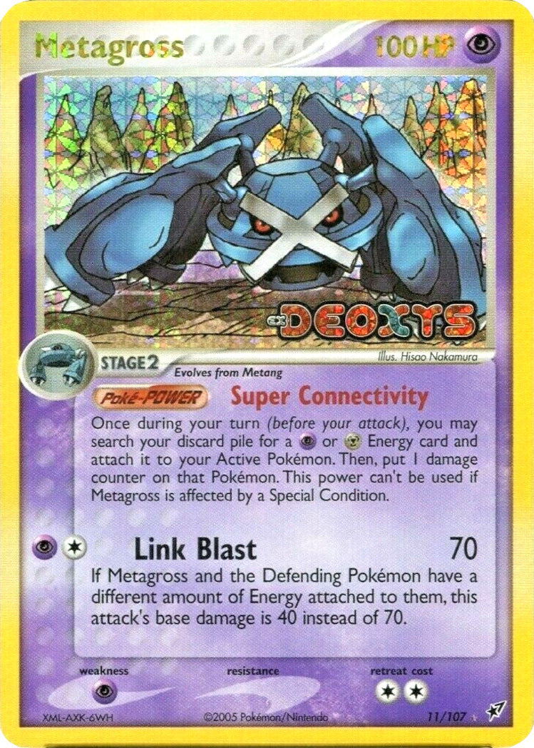 Metagross (11/107) (Stamped) [EX: Deoxys] | Gear Gaming Fayetteville