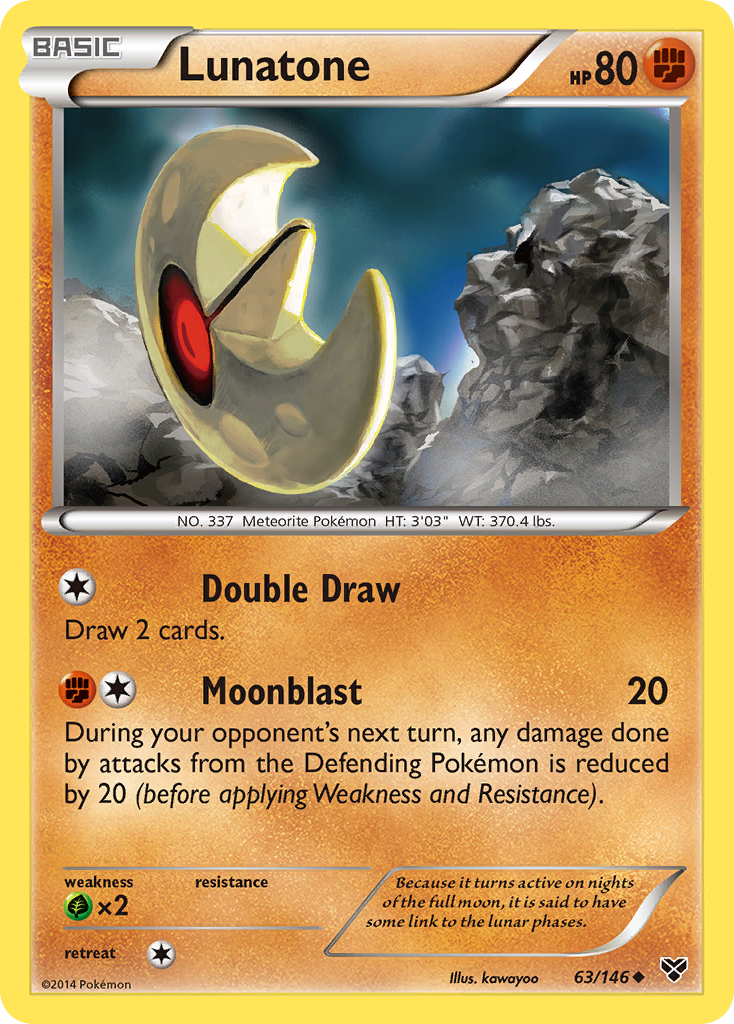 Lunatone (63/146) [XY: Base Set] | Gear Gaming Fayetteville