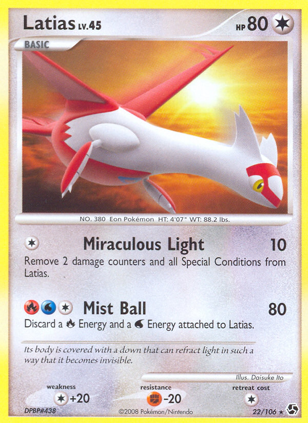 Latias (22/106) [Diamond & Pearl: Great Encounters] | Gear Gaming Fayetteville