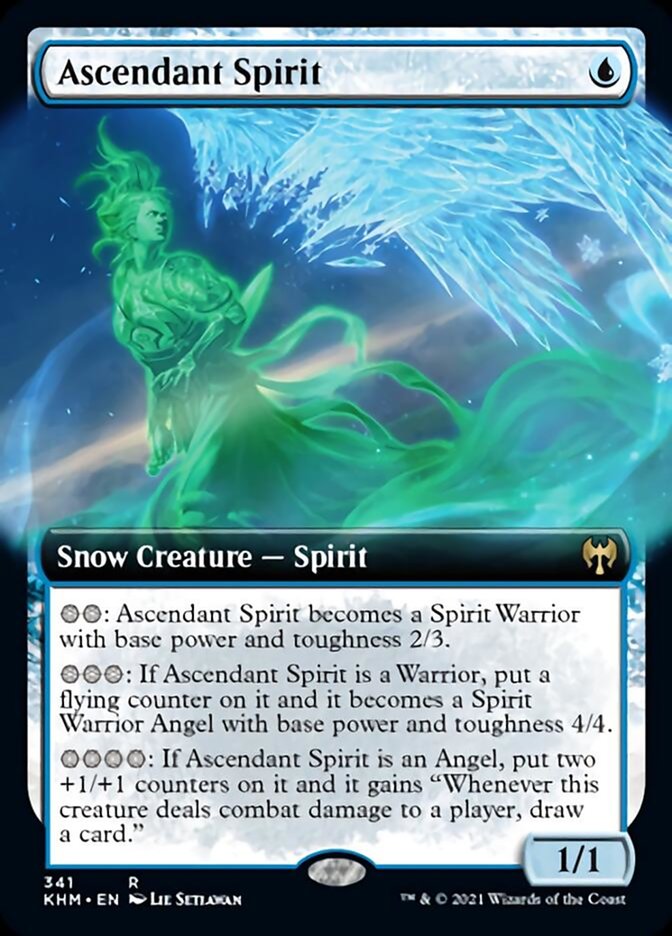 Ascendant Spirit (Extended Art) [Kaldheim] | Gear Gaming Fayetteville