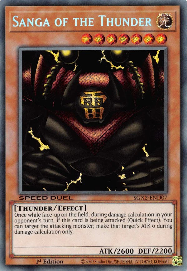 Sanga of the Thunder [SGX2-END07] Secret Rare | Gear Gaming Fayetteville