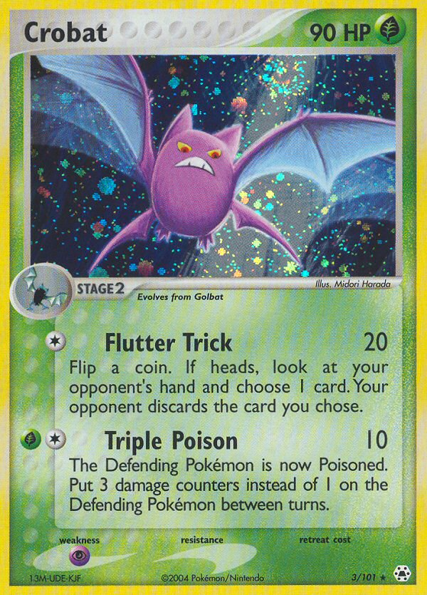 Crobat (3/101) [EX: Hidden Legends] | Gear Gaming Fayetteville